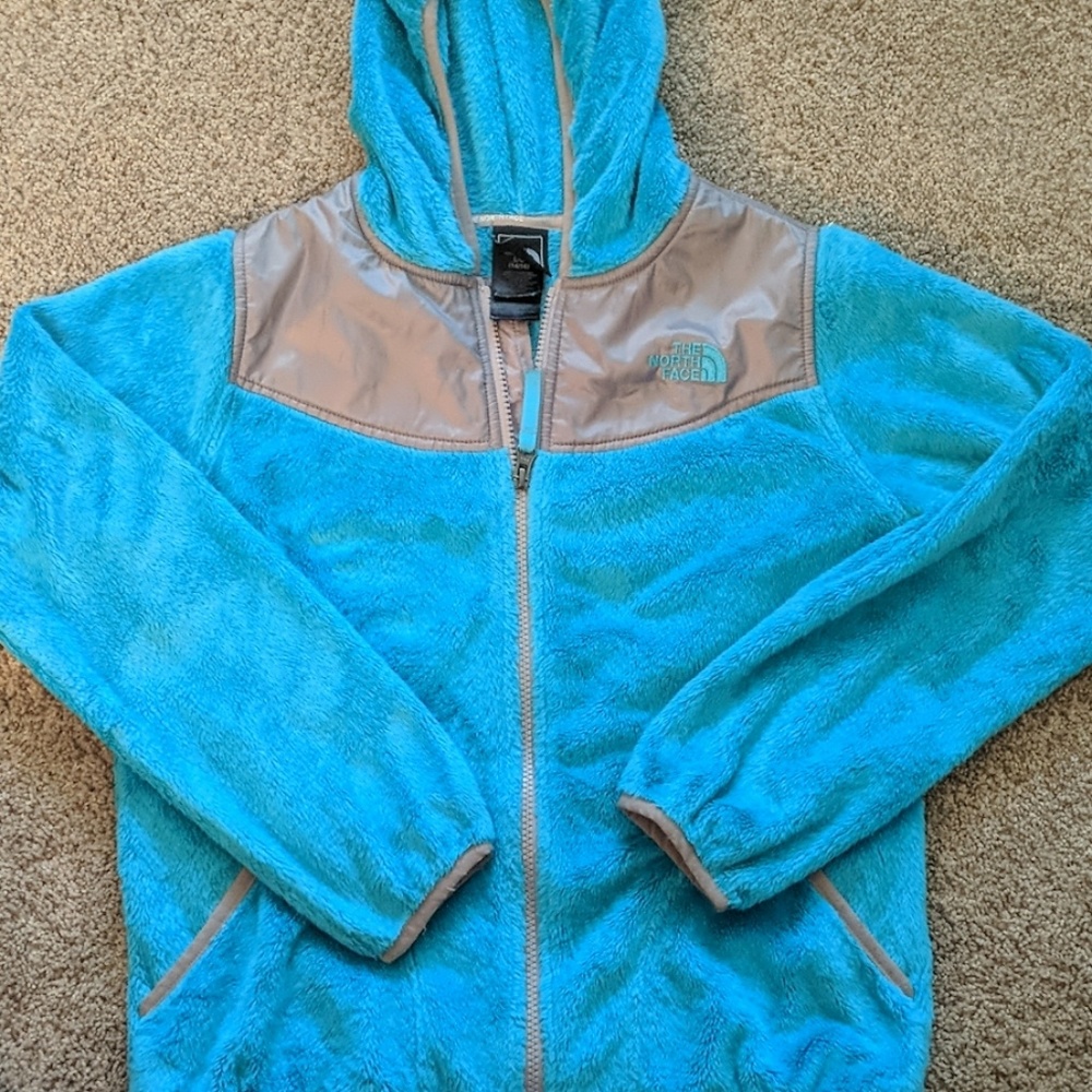 The North Face Girls Hooded Jacket. Sz L.